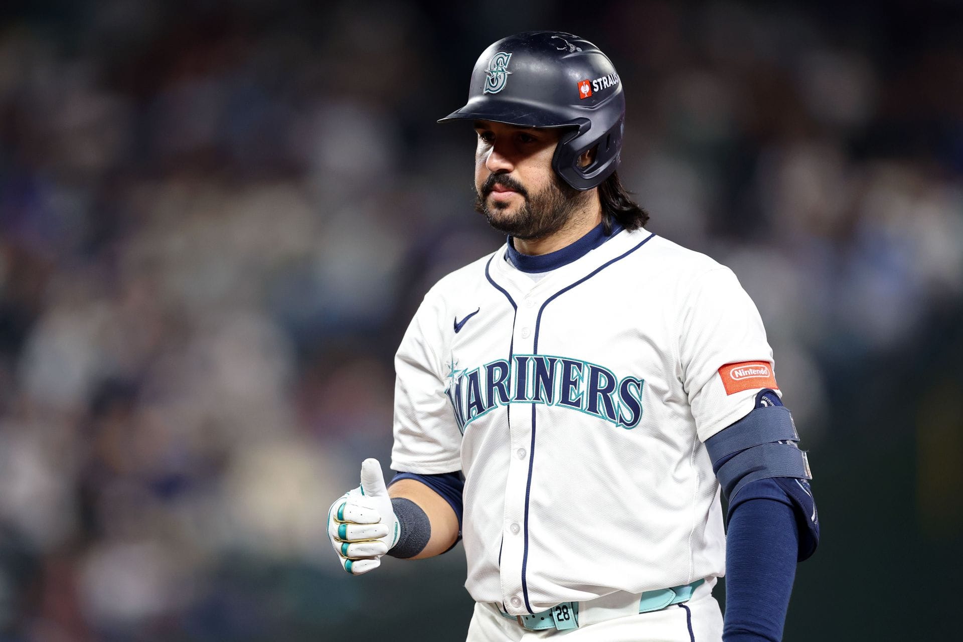 Eugenio Suarez in action for the Seattle Mariners - Source: Getty