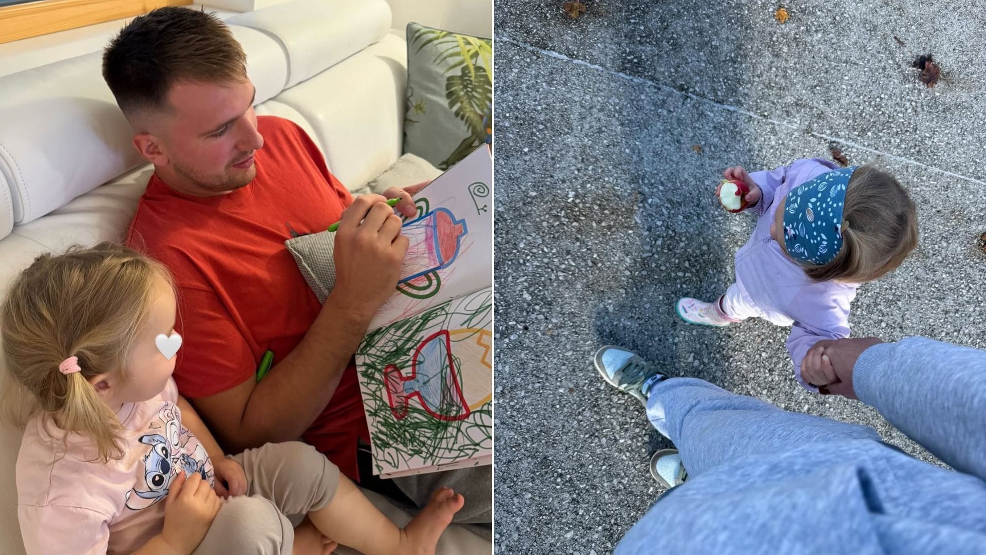 Doncic and Goltes&rsquo; birthday posts for their daughter