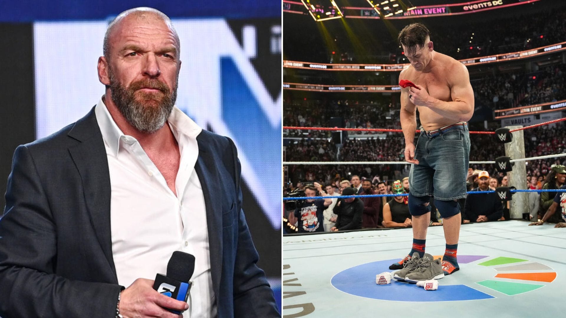 "We want Vince," "F*uck you baldie" - Triple H under fire from WWE fans after John Cena's loss at Saturday Night's Main Event