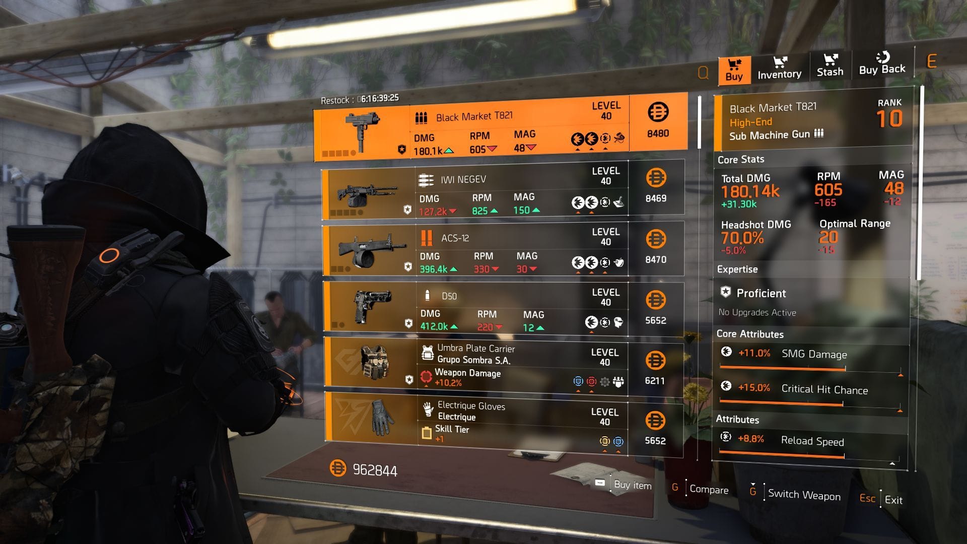 The Division 2 vendor at Haven Atrium (Image via SK Gaming || Ubisoft)