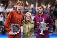 Jannik Sinner and Carlos Alcaraz at the US Open 2025. (Photo: Getty)