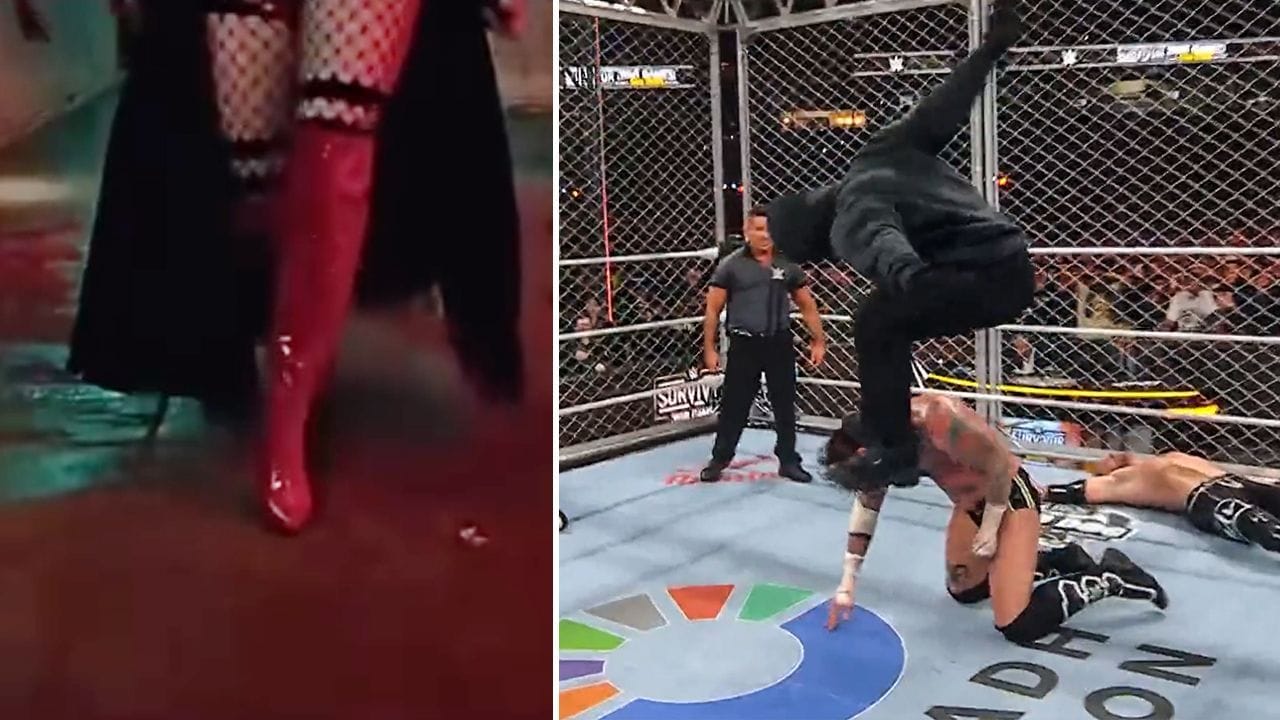 A mystery guy attacked CM Punk at Survivor Series. [Image credits: Netflix.com &amp; star on Instagram]