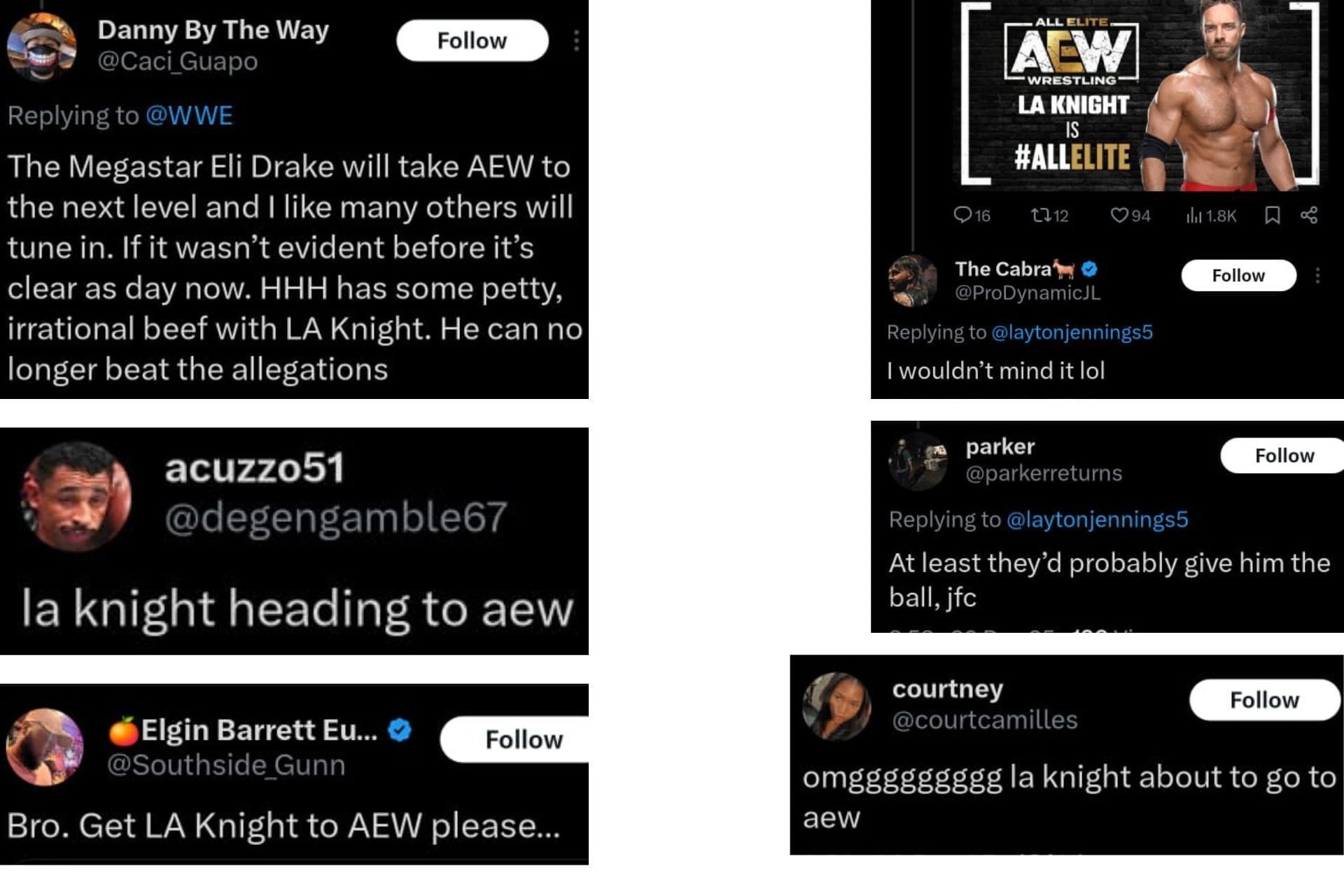 Fans on X reacting to LA Knight getting seemingly buried on WWE RAW