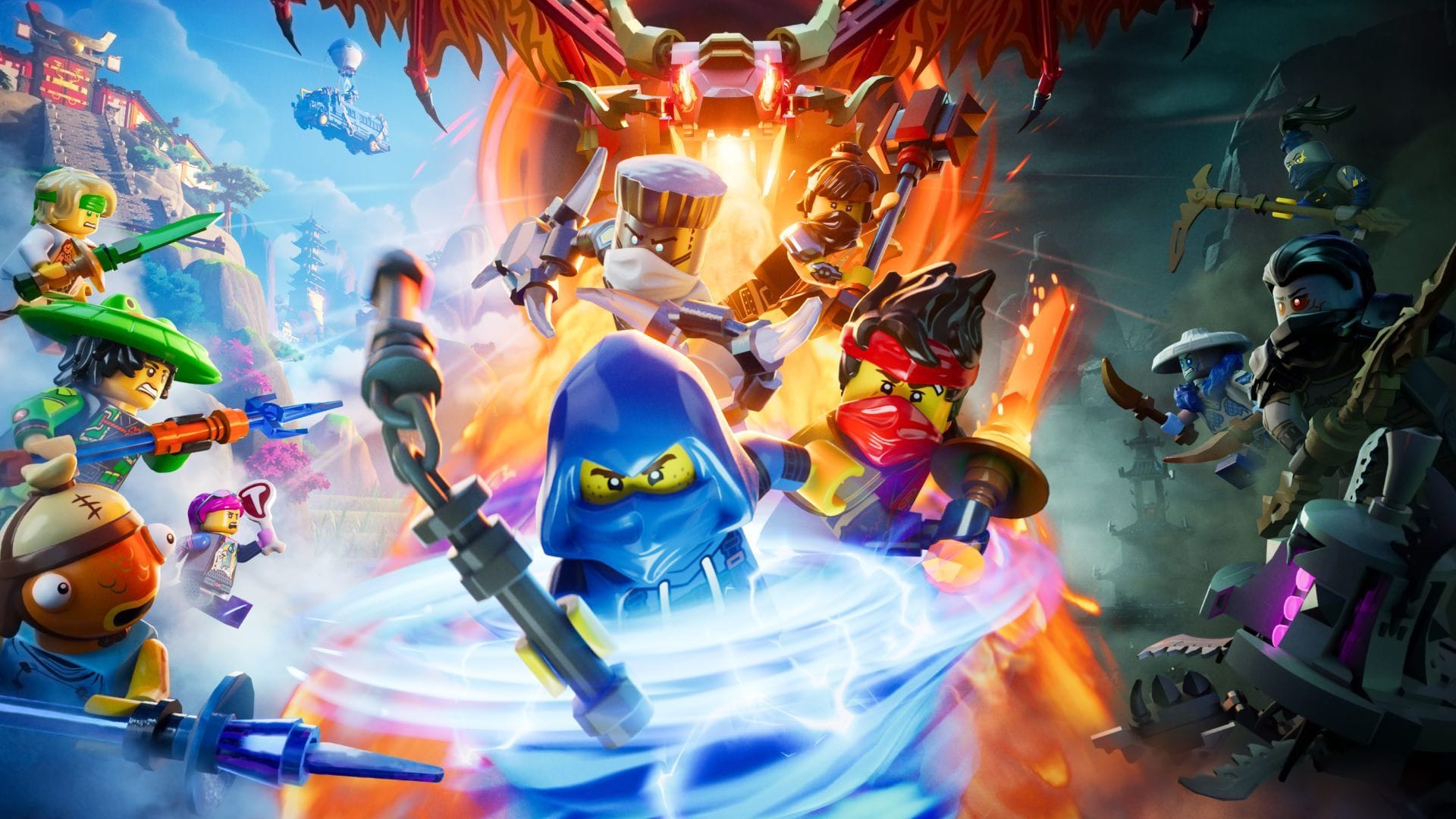 All new weapons and items in LEGO Fortnite: Odyssey Ninjago