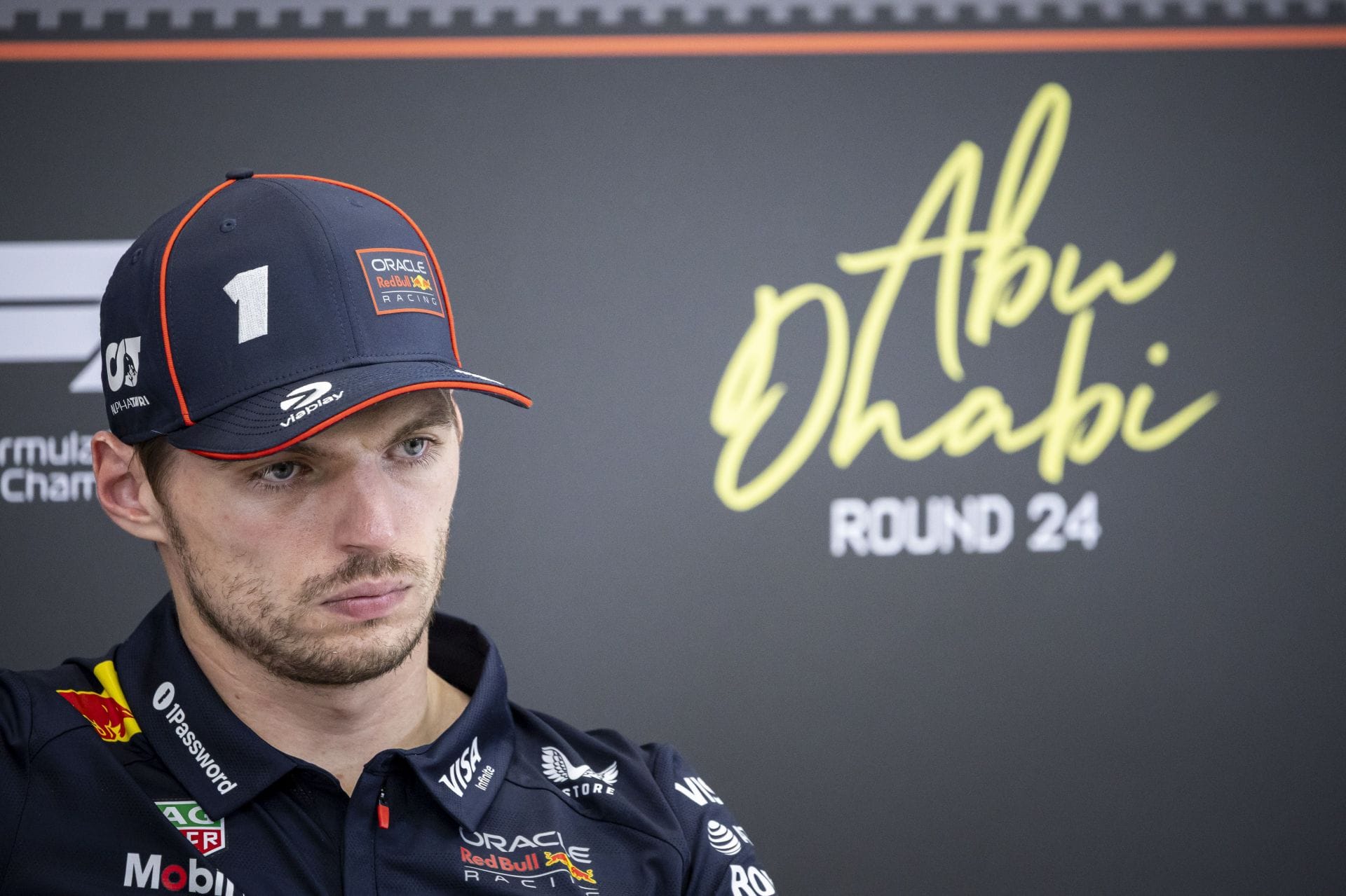 Max Verstappen at the post-race press conference - Abu Dhabi GP - Source: Getty