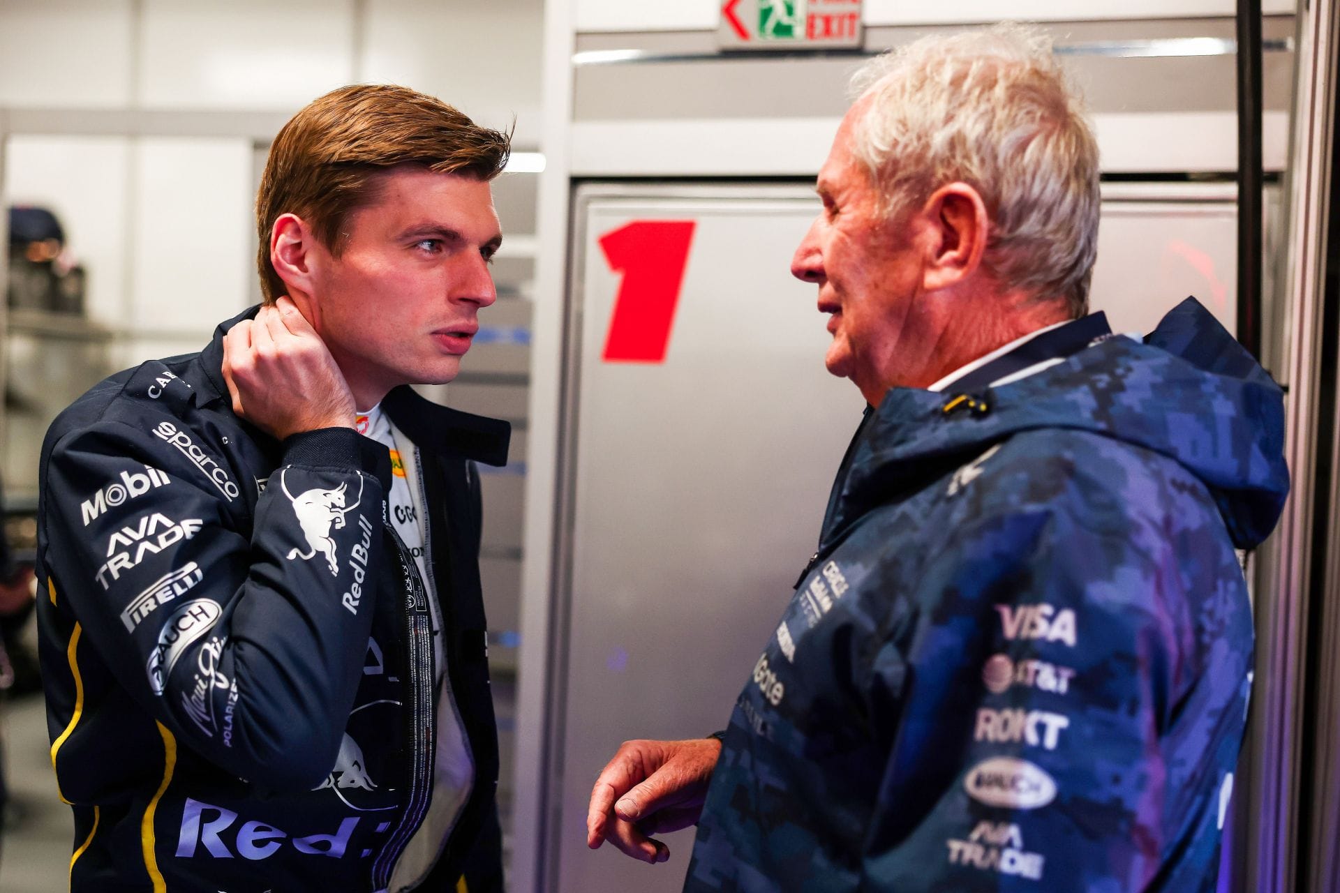 Max Verstappen with Helmut Marko at the F1 Grand Prix in Las Vegas - Source: Getty