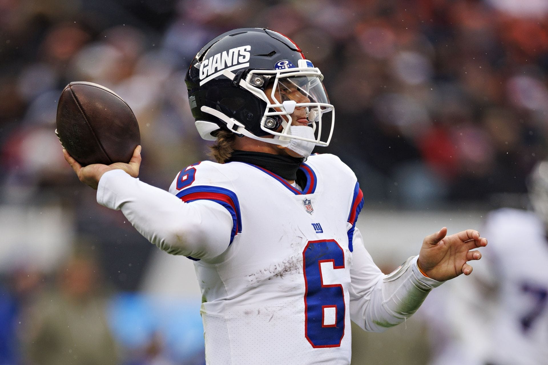 Jaxson Dart at New York Giants v Chicago Bears - NFL 2025 - Source: Getty