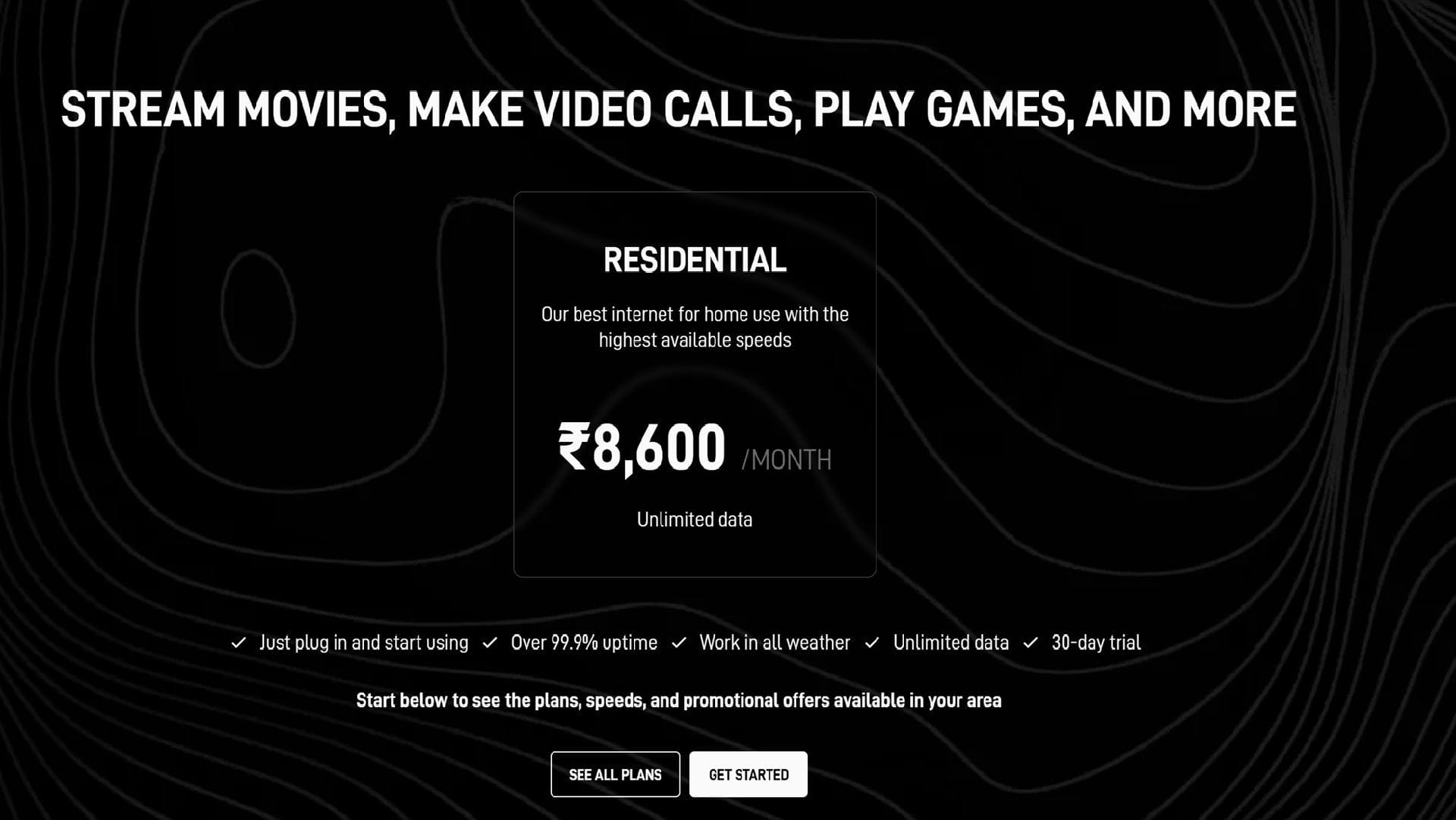 Starlink announced its plans for Indian customers (image via Starlink)