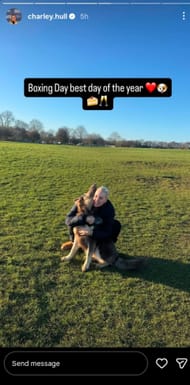 Screenshot of Charley Hull's Instagram story (via @charley.hull)