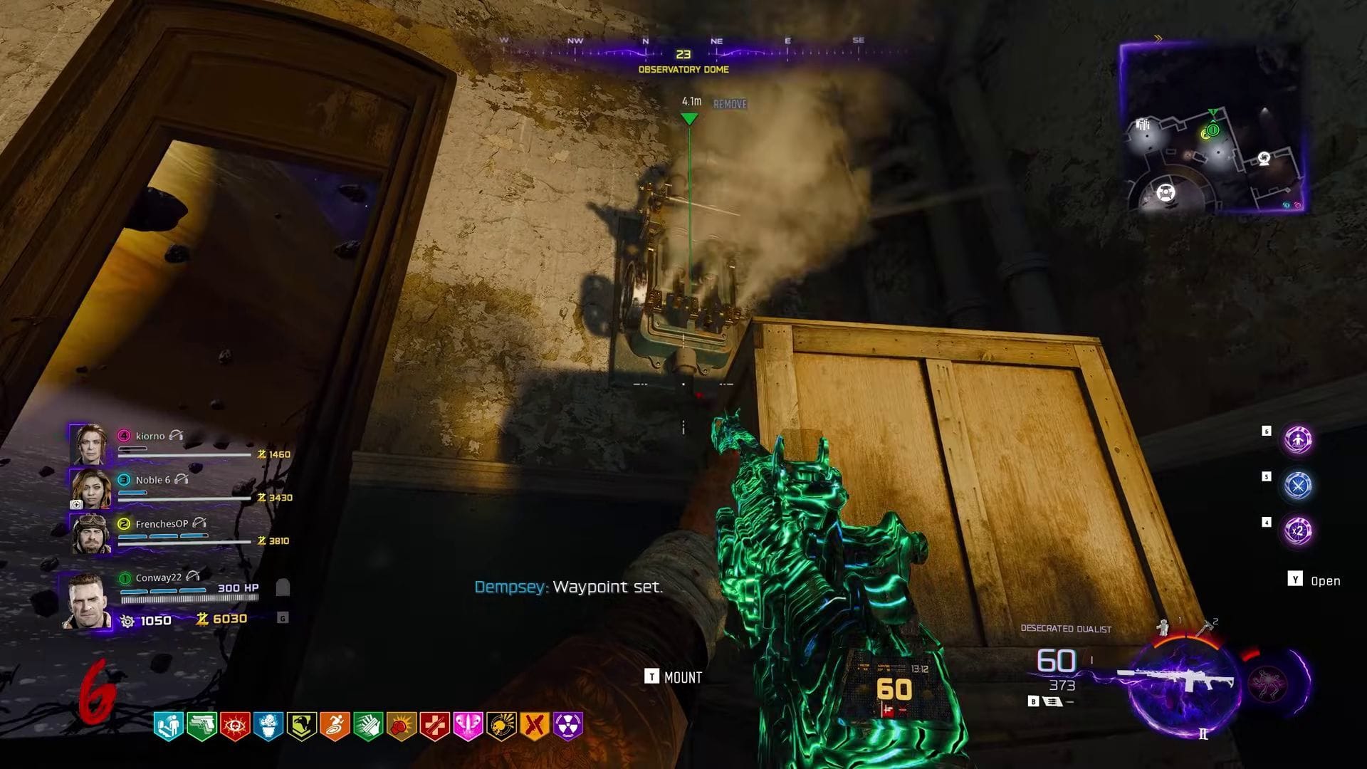 Shoot steam-emitting mechanical boxes (Image via Activision || YouTube/@MrRoflWaffles)