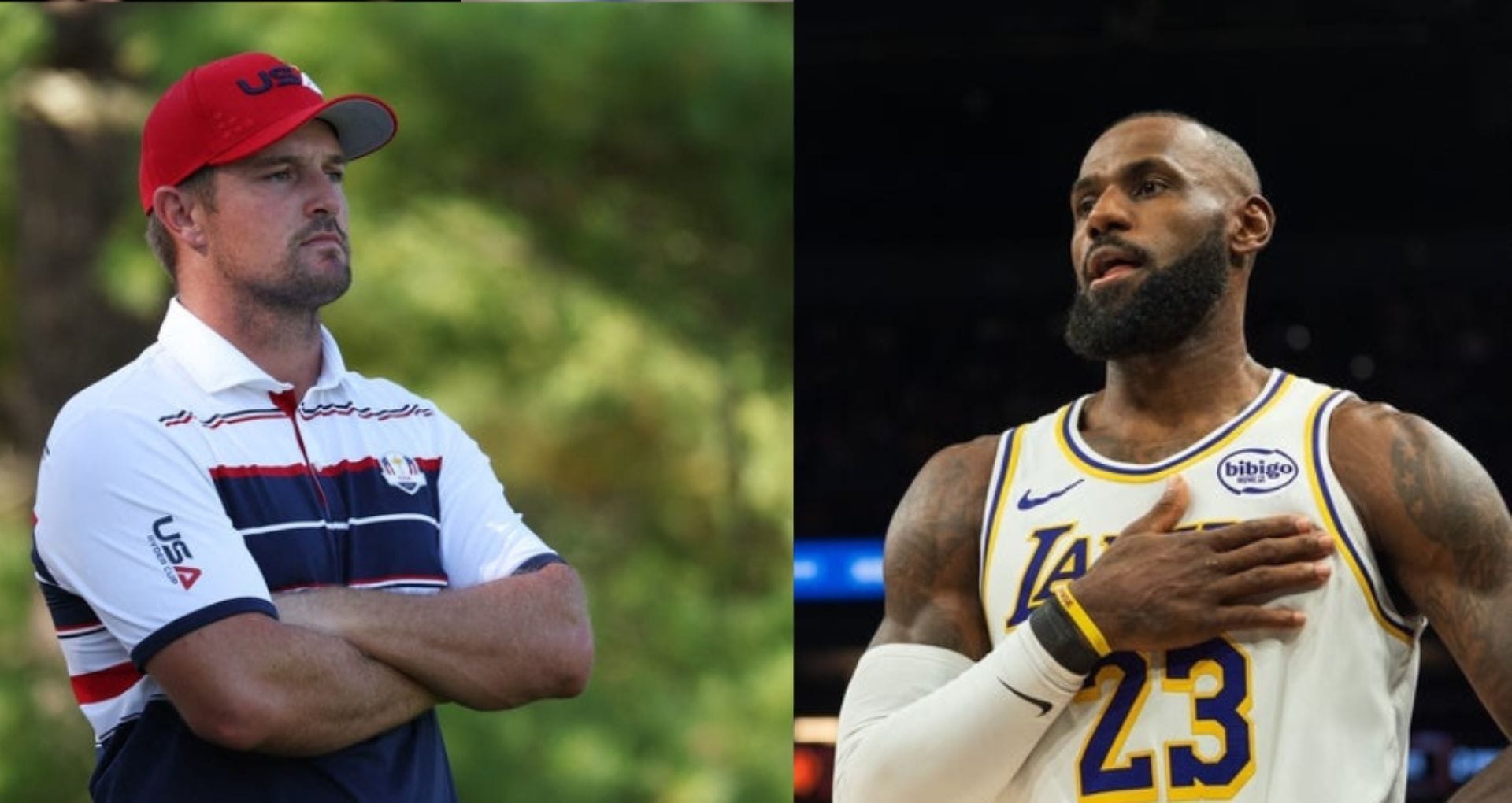 Bryson DeChambeau receives a boost from LeBron James - Source - Imagn