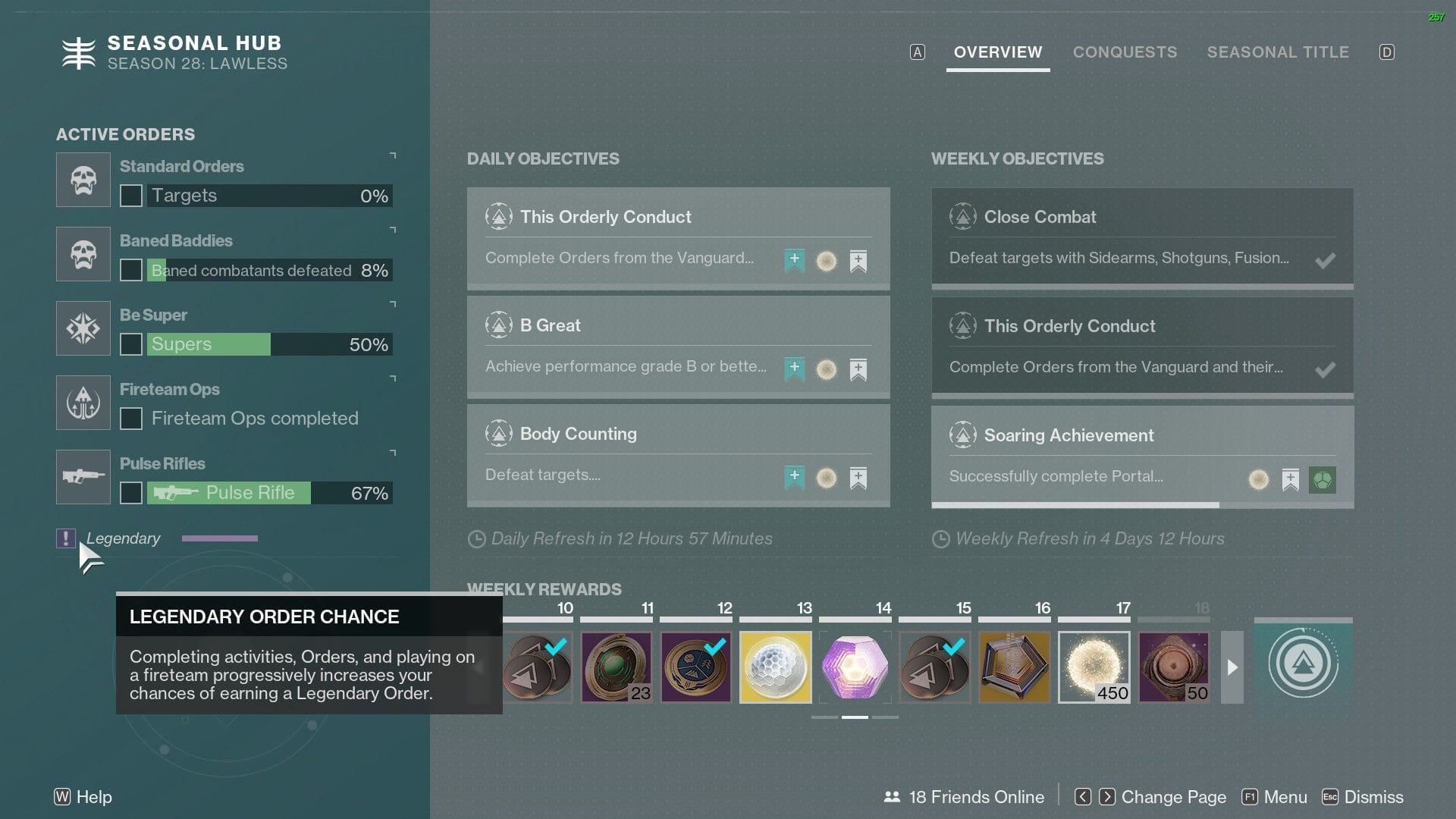 Destiny 2 Season Hub Orders (Image via Bungie) 