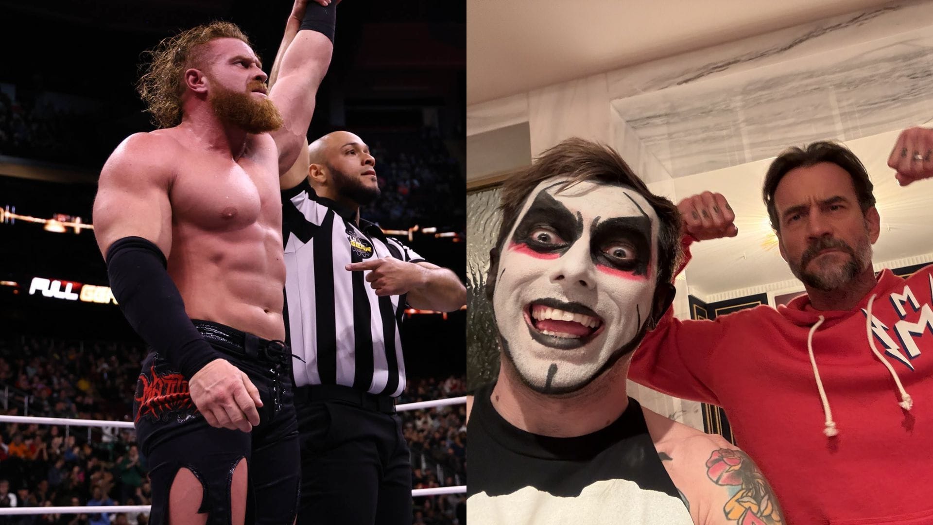 Danhausen, Buddy Matthews, and other AEW stars were close with CM Punk during his time with the company [Photo: Danhausen