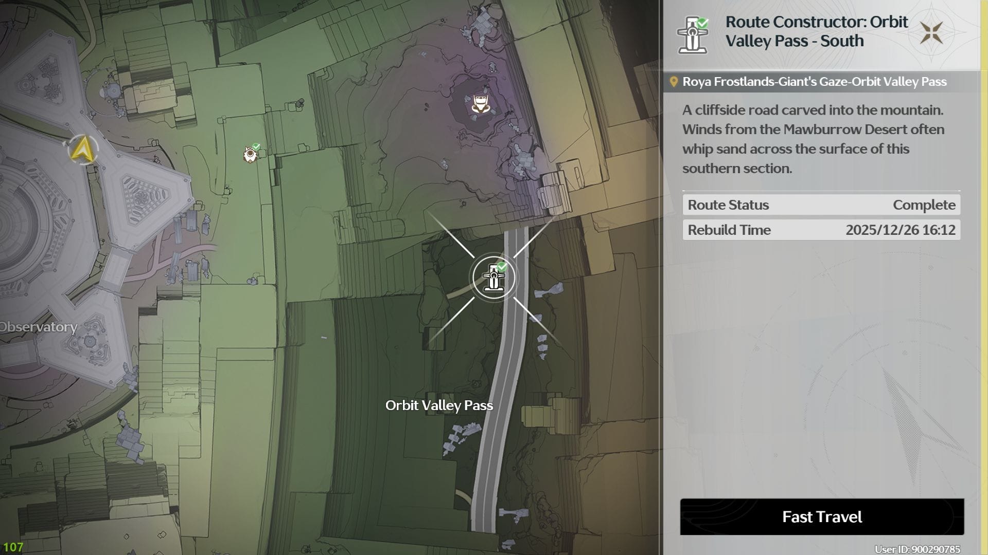 Rebuild Orbit Valley Pass - South