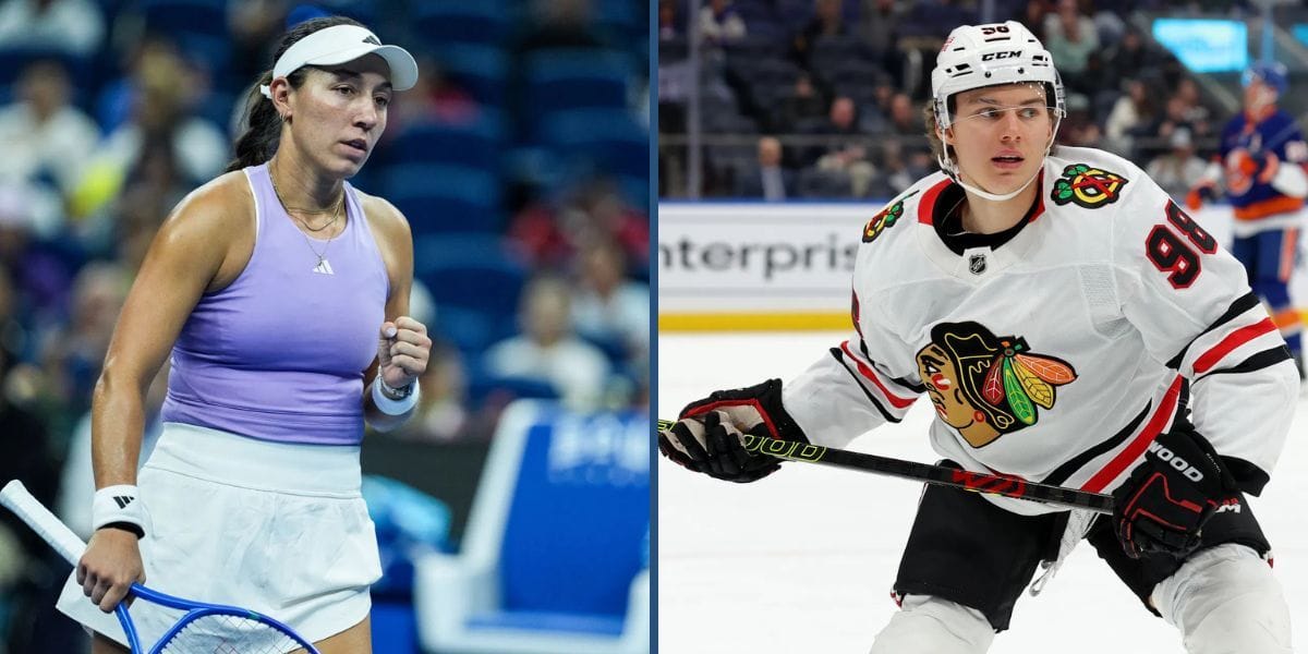 Jessica Pegula (L) and Connor Bedard. (Photos: Getty)