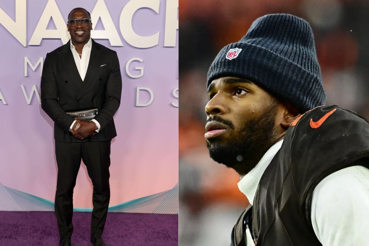Shannon Sharpe smells conspiracy over Shedeur Sanders being named Browns QB1 for the remaining 2025 NFL season (Image Credits - IMAGN/GETTY)