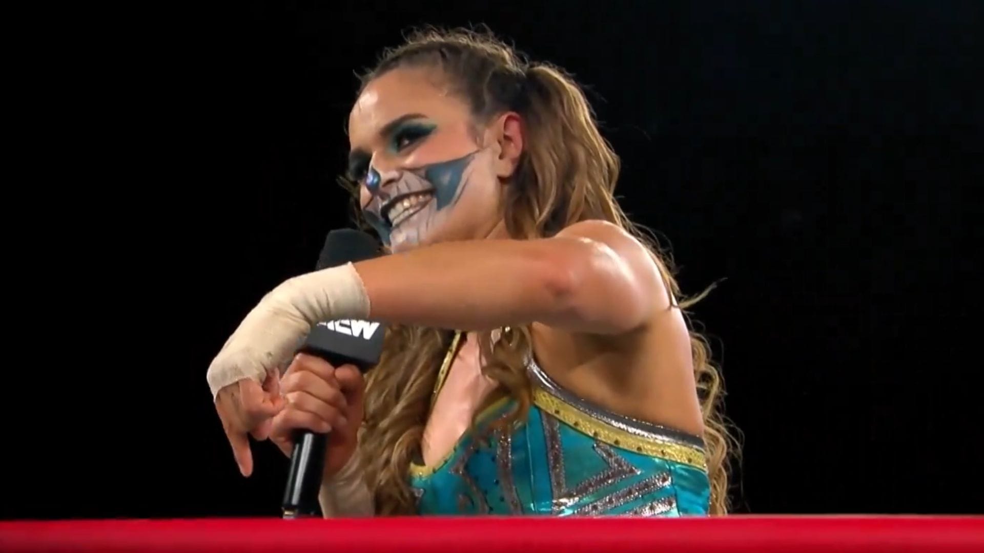 Thunder Rosa on All Elite Wrestling TV [Source: @AEW on X]