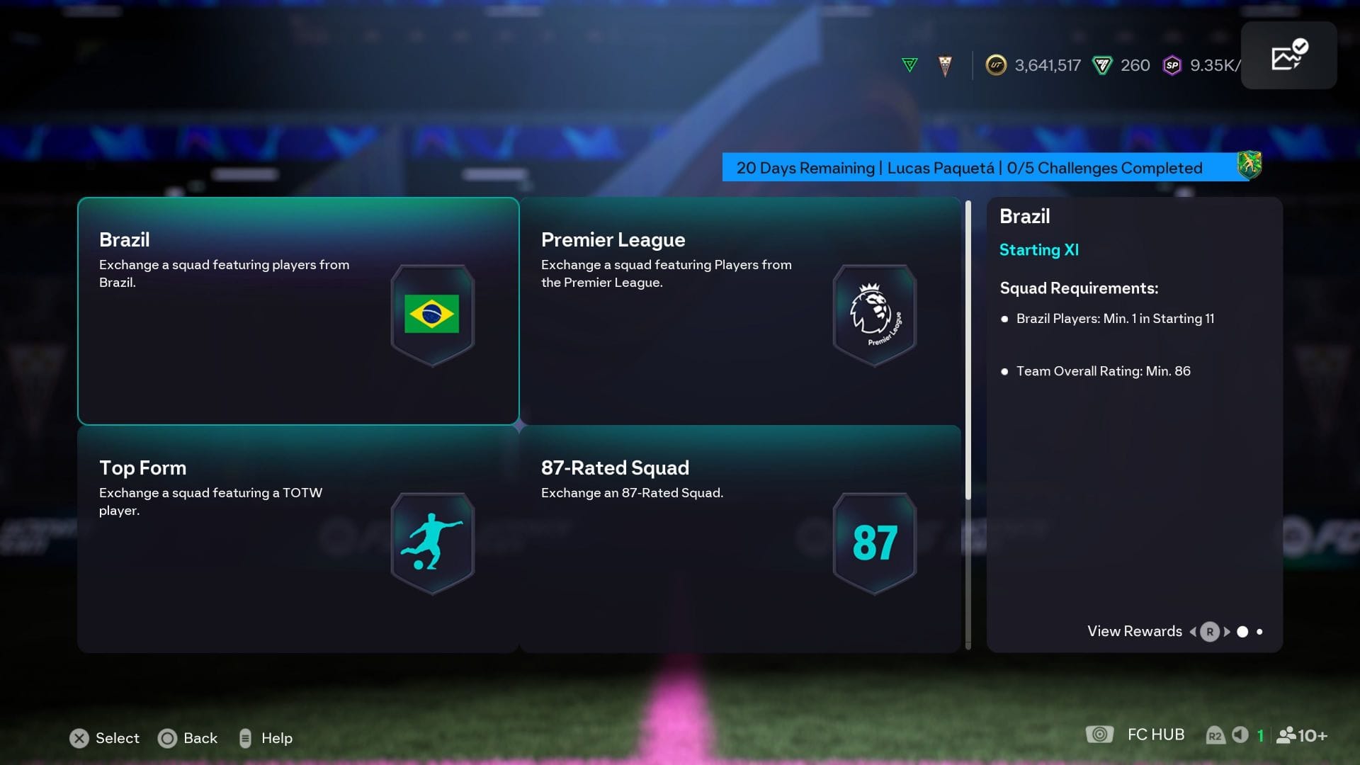 The requirements (Image via EA Sports)