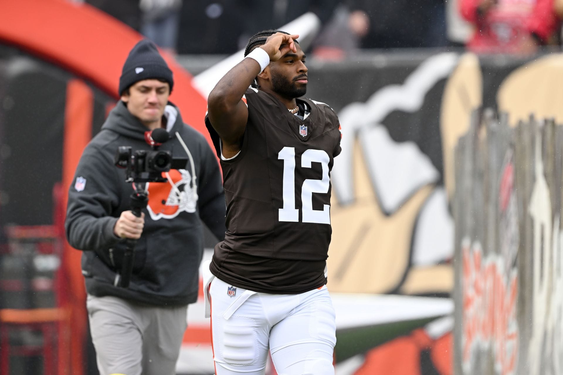 Quarterback Shedeur Sanders of the Cleveland Browns - Source: Getty