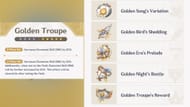 Golden Troupe can be used strictly for a sub-DPS build (Image via Sportskeeda Gaming/HoYoverse)