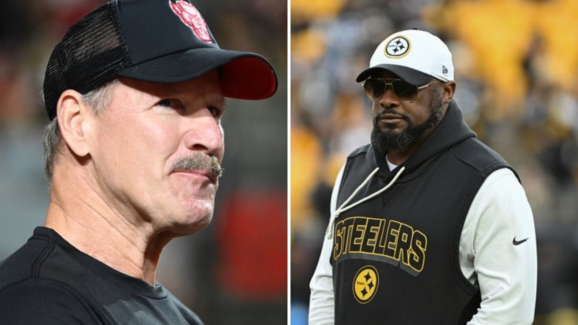 Bill Cowher and Mike Tomlin (Credits: Imagn Images)
