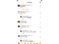 Nelly and Jessica Korda's comments - via @ivananedved on Instagram