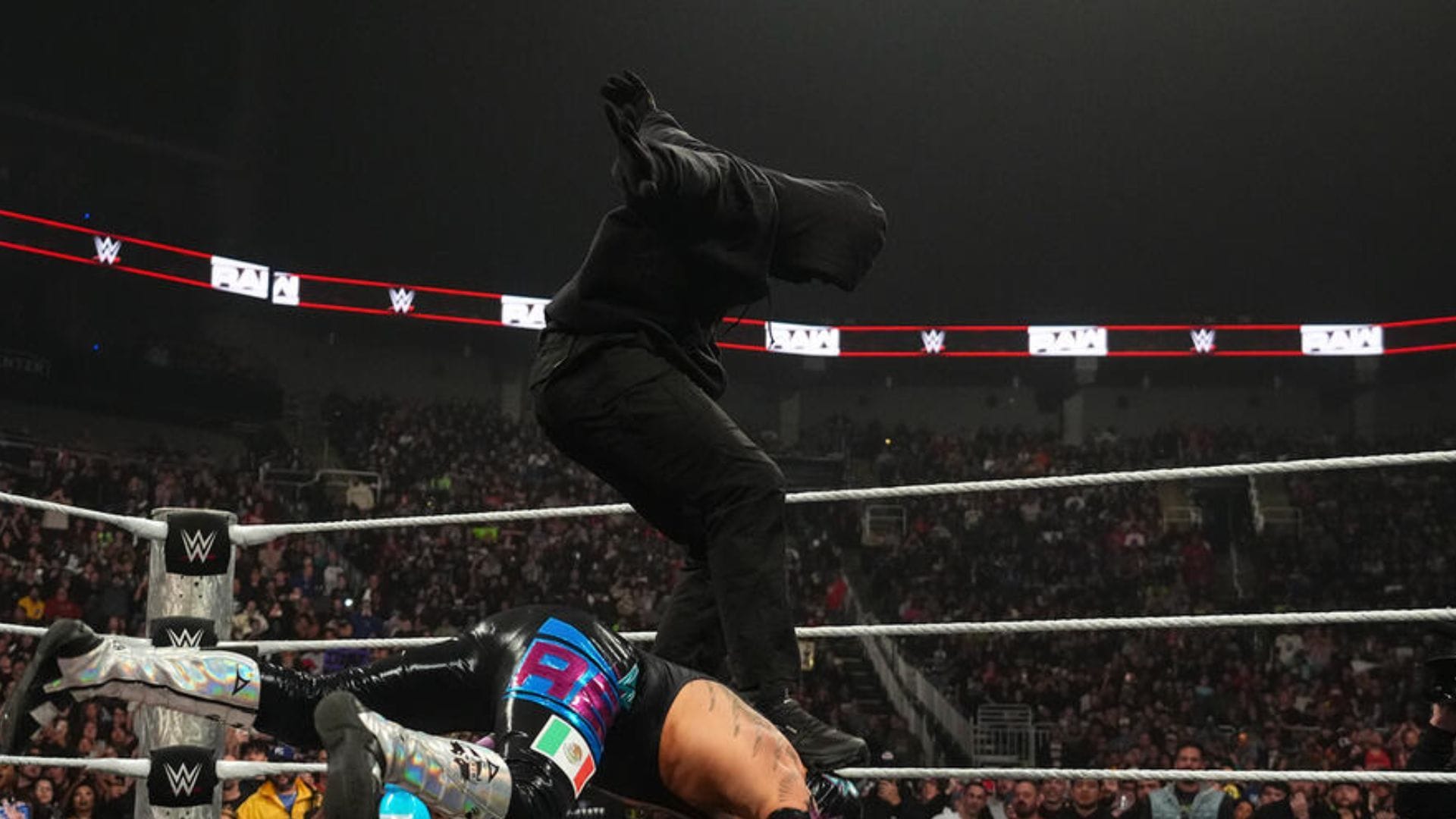 The Mystery attacker on RAW [Image Credits:WWE.com]