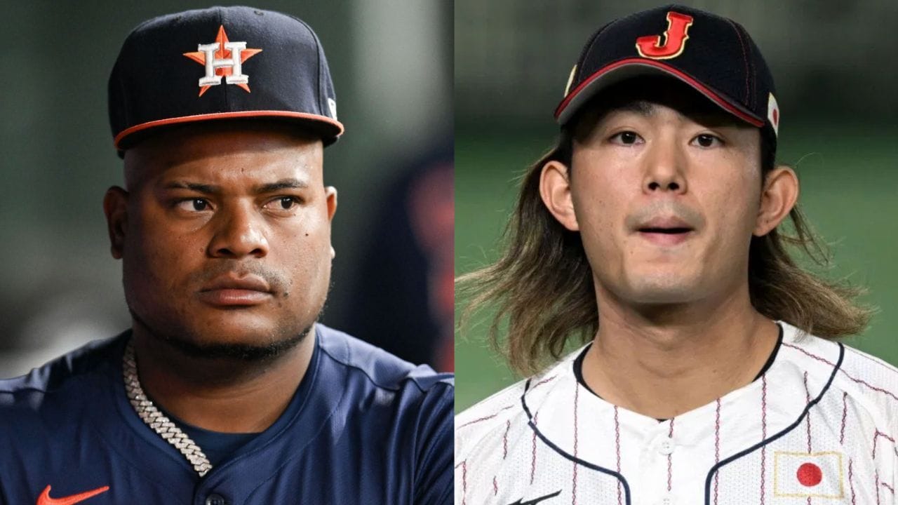 Framber Valdez (L), Tatsuya Imai (R) (Images from - Getty)