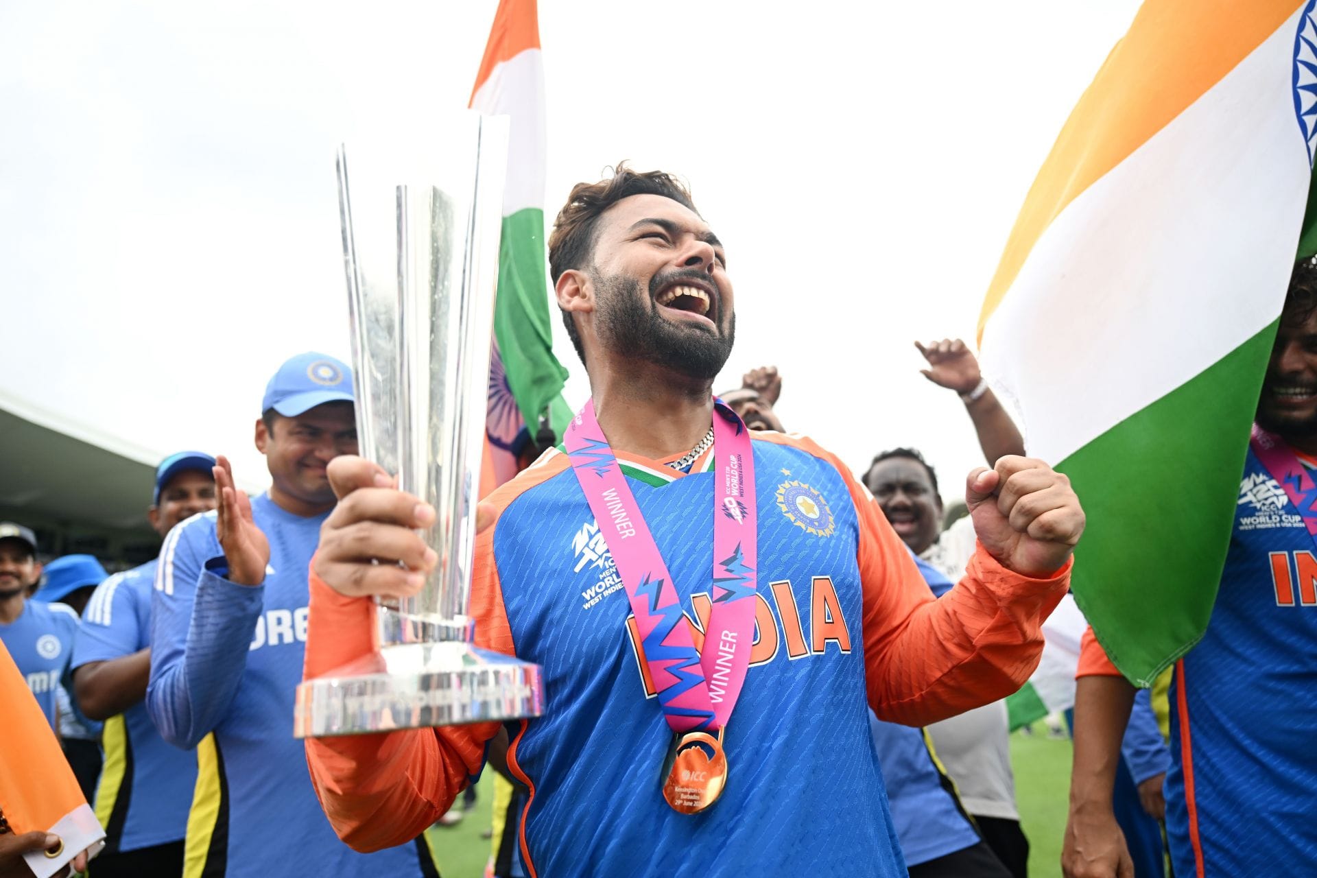 3 players not in India's 2026 T20 World Cup squad who played in 2024 ft. Rishabh Pant