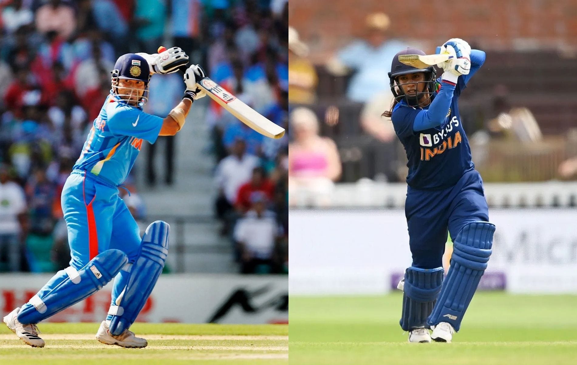 Mithali Raj, Sachin Tendulkar