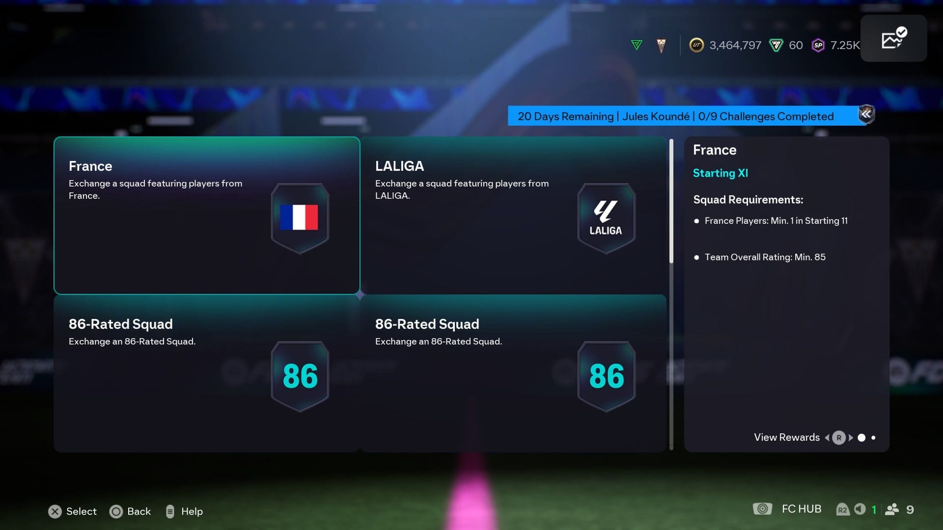 The requirements (Image via EA Sports)