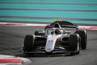 The No. 8 Hitech TGR of Colton Herta at the Formula 2 Testing in Abu Dhabi - Day 2 - Source: Getty