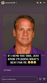 Credit: IG/joytaylortalks