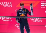Red Bull's Max Verstappen after winning the 2025 F1 Grand Prix of Qatar - Source: Getty
