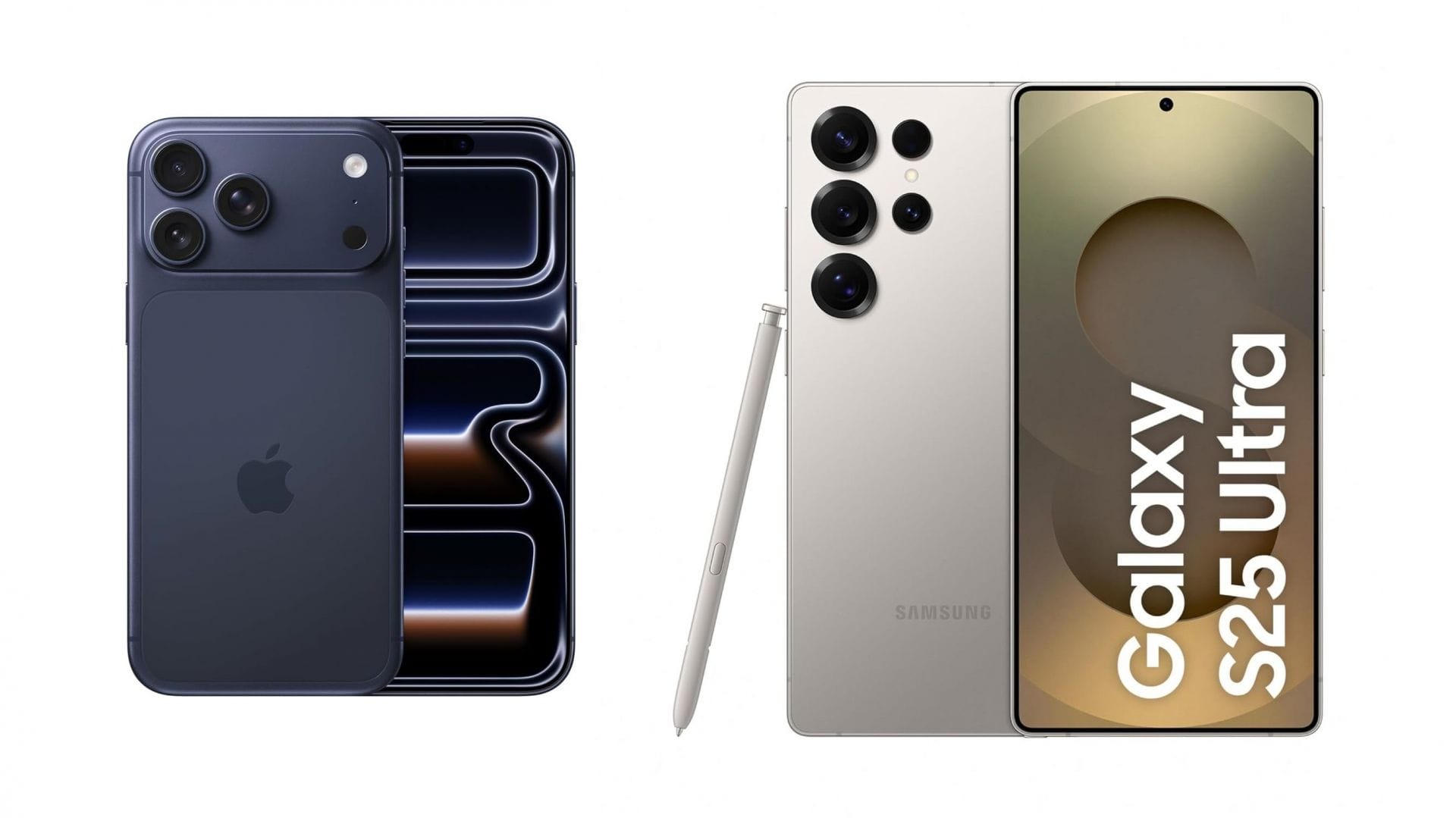 Picture of iPhone 17 Pro Max vs Samsung Galaxy S25 Ultra