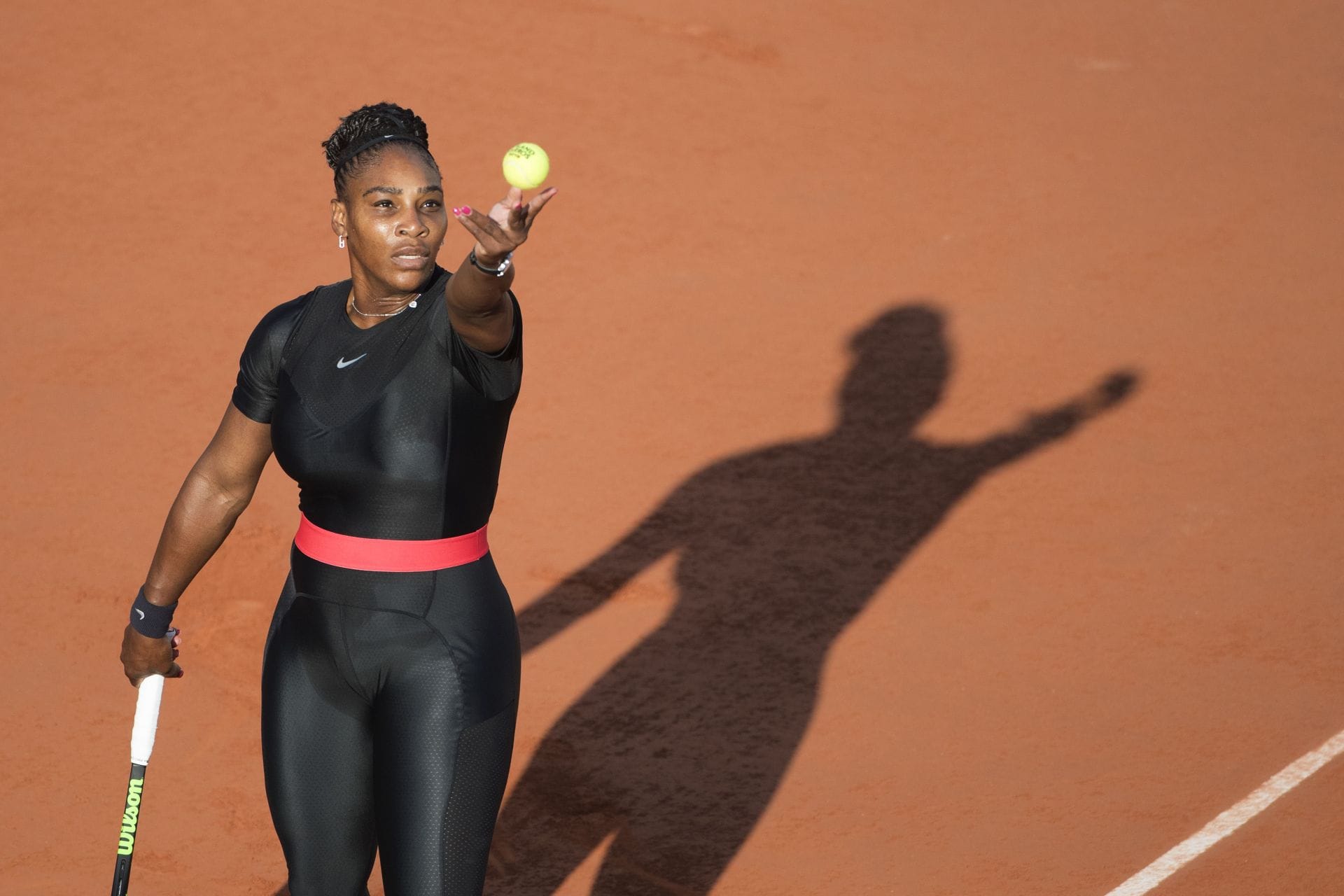 Serena Williams at the French Open 2018. (Photo: Getty)
