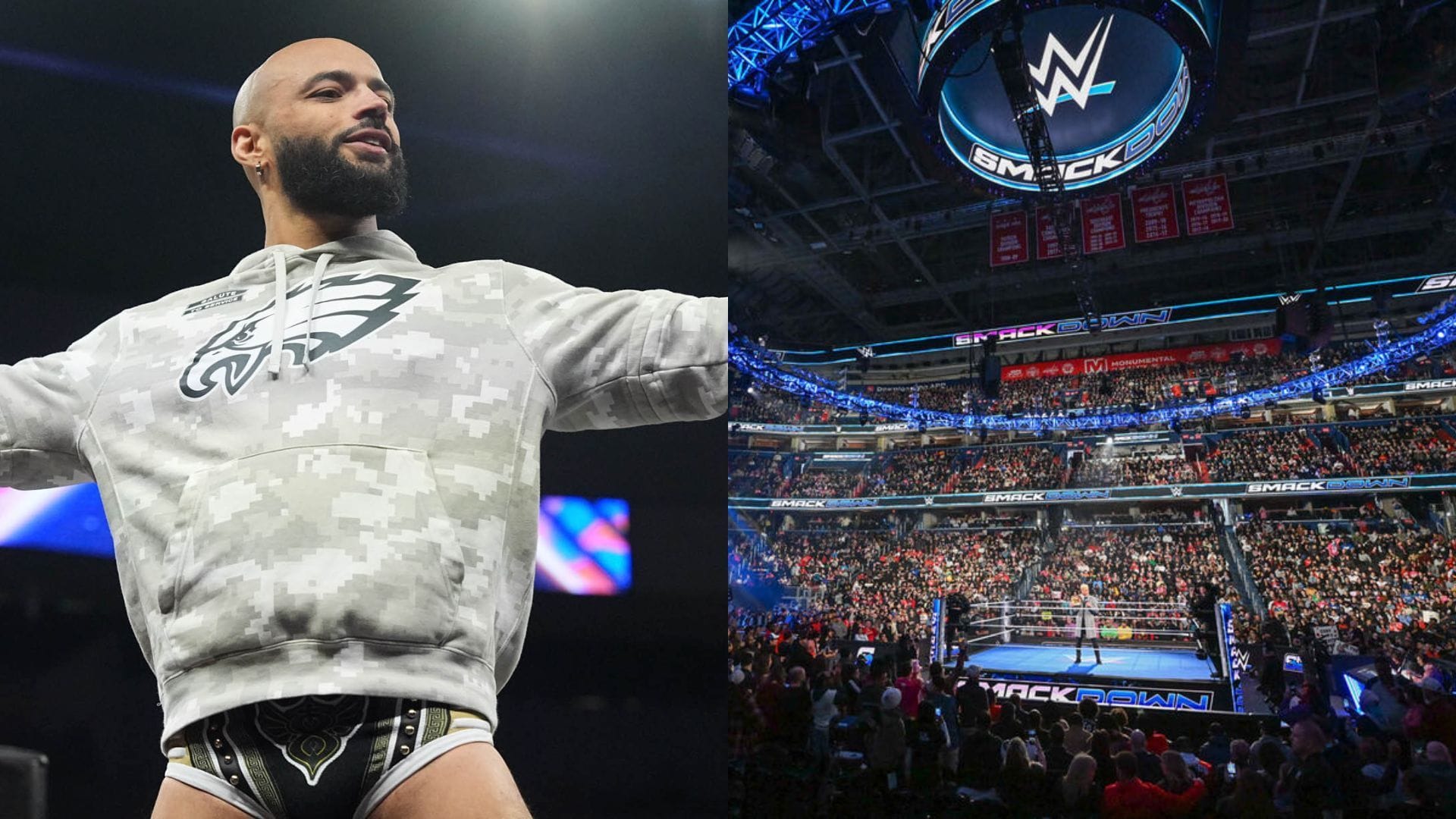 Ricochet is a former WWE Superstar who is now signed with AEW [Photo: AEW Official Website and wwe.com]