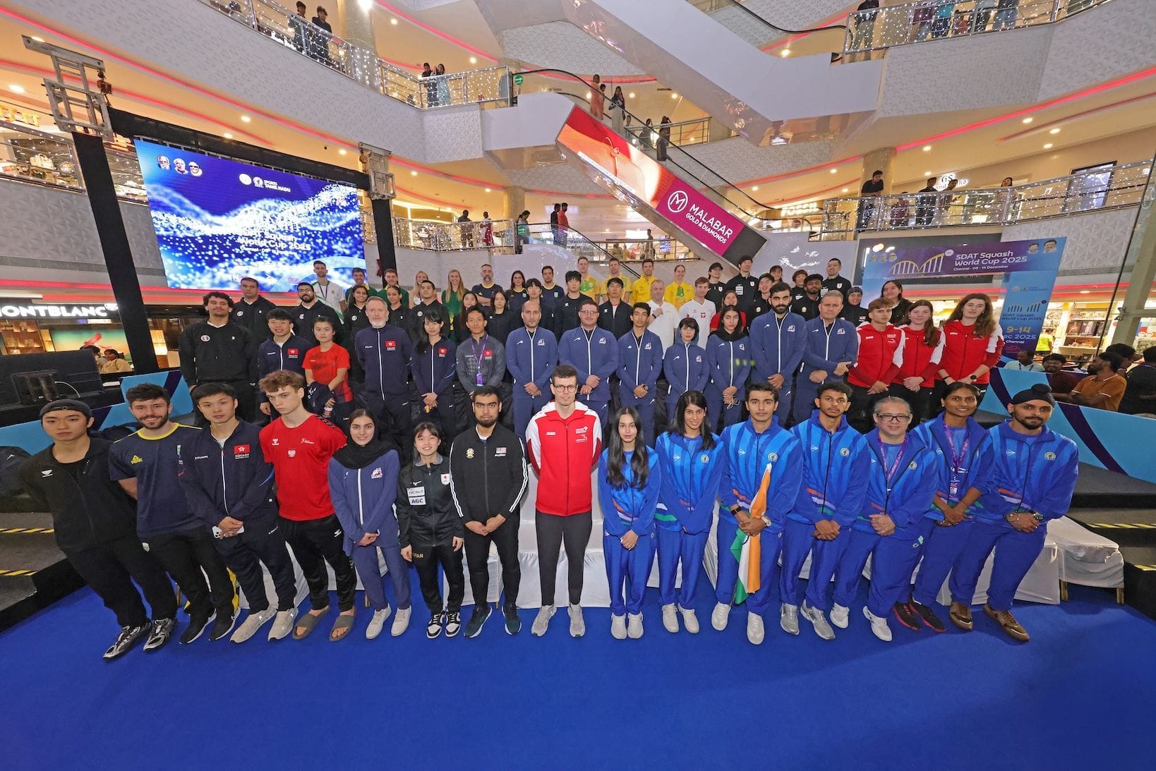 Twelve teams are taking part in the Squash World Cup: Source: World Squash on X: