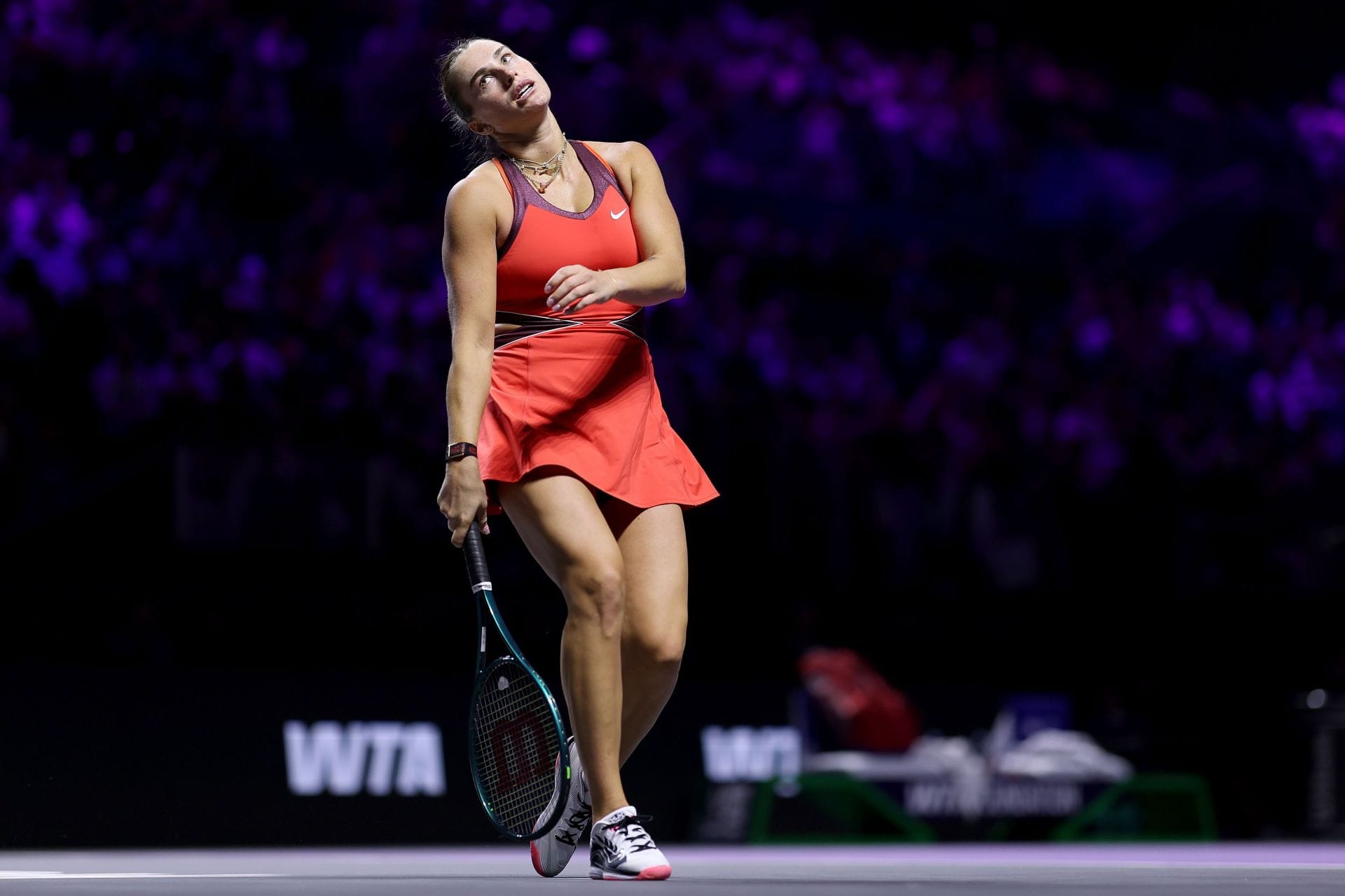 Aryna Sabalenka at the 2025 WTA Finals (Source: Getty)