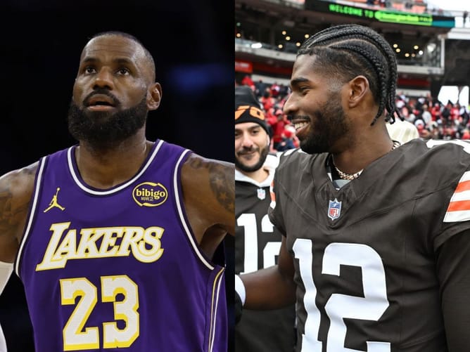 LeBron James gives nod of approval to Shedeur Sanders’ TD during 49ers vs. Browns Week 13 game