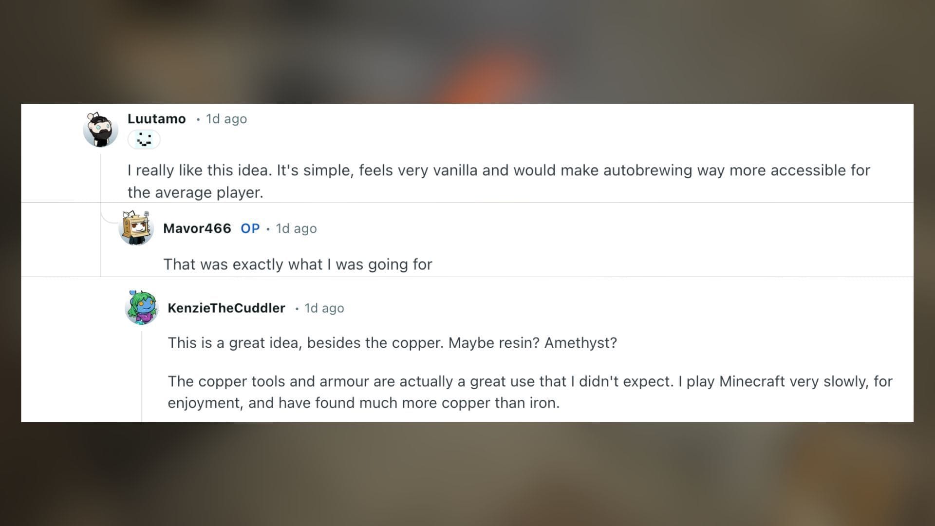 Redditors react to the fermentation table idea concept (Image via Reddit)