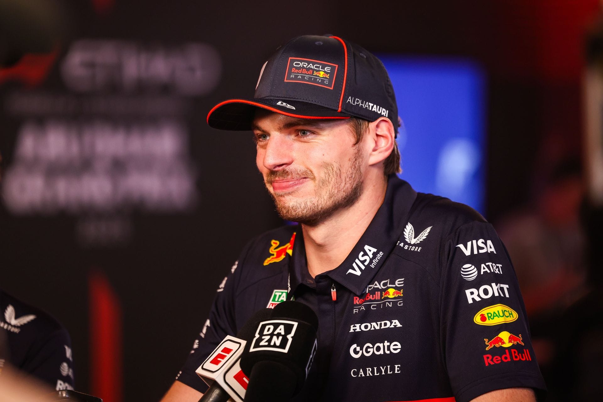 Max Verstappen gives an interview after the F1 Abu Dhabi Grand Prix Qualifying - Source: Getty