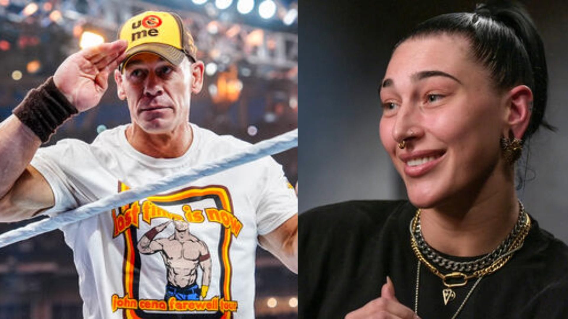 Rhea Ripley sends emotional message minutes before John Cena's last ever WWE match