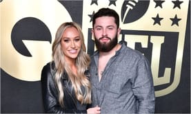Baker Mayfield's wife Emily shows off baby bump after 20.5 weeks of pregnancy