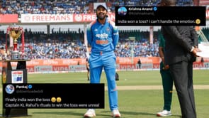"kl Rahul used left hand trick" - Funny reactions from fans pour in as India break their toss curse in IND vs SA 2025 3rd ODI