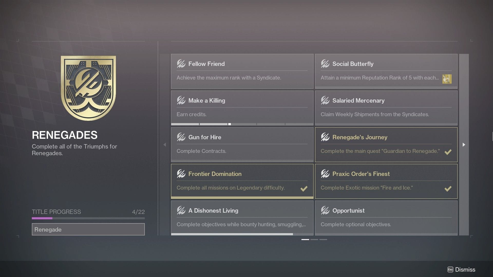 Renegade seal (Image via Bungie)