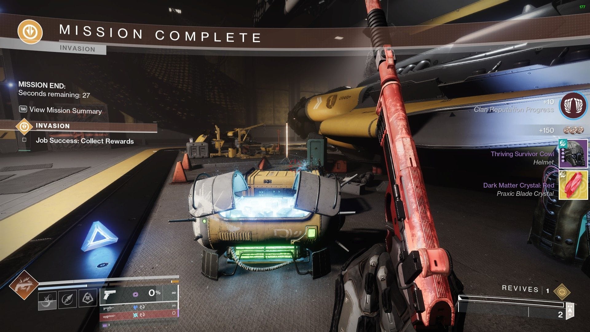 Red Crystal reward drop in Destiny 2 Invasion (Image via Bungie)