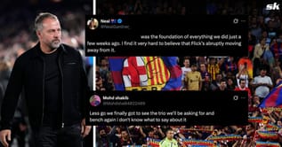 “I find it very hard to believe” - Barcelona fans unhappy with Hansi Flick’s decision of not including 28-year-old star in line-up vs Osasuna