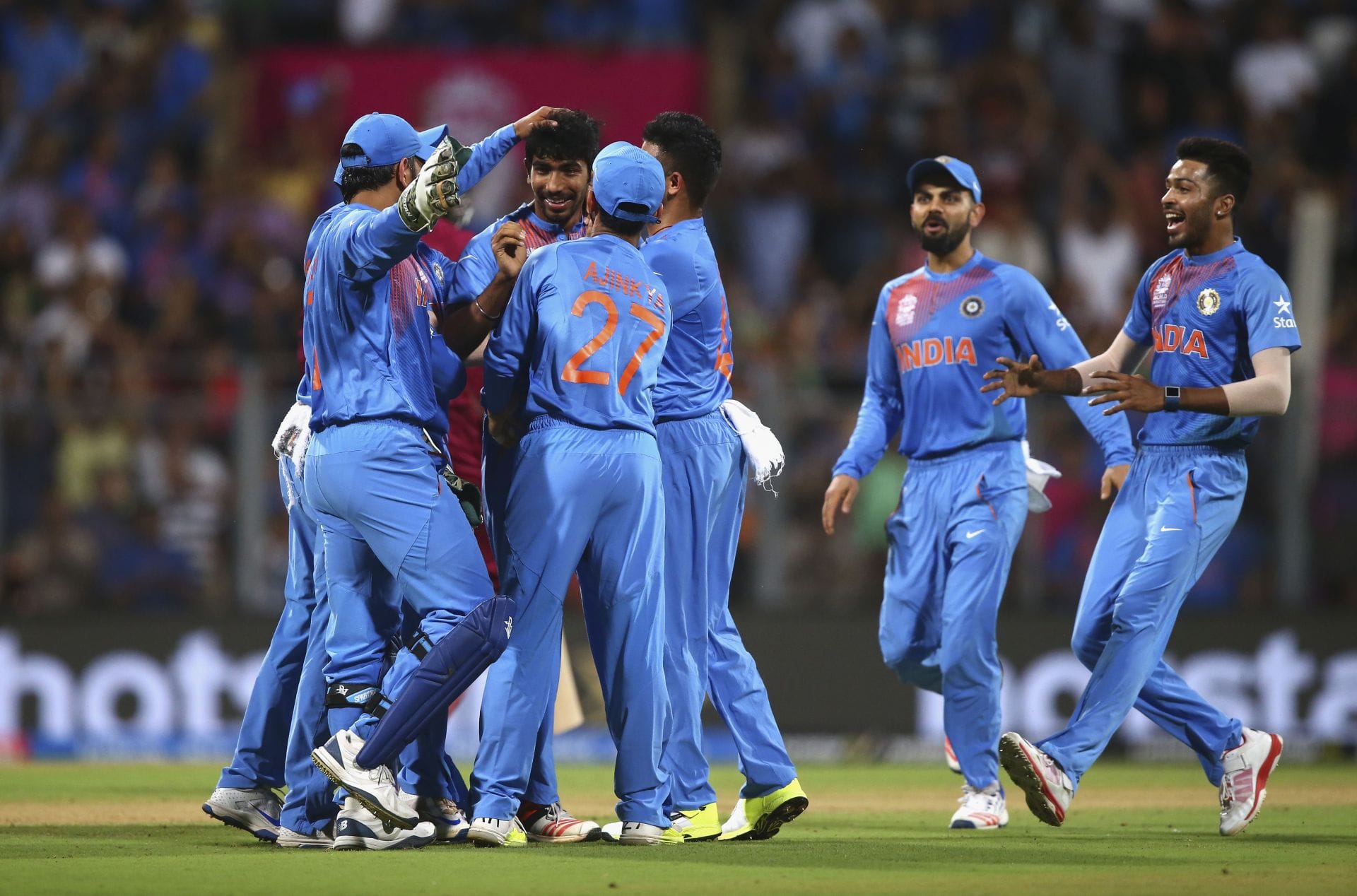 India designed a perfect jersey for the home T20 World Cup in 2016 (Image: Getty) 