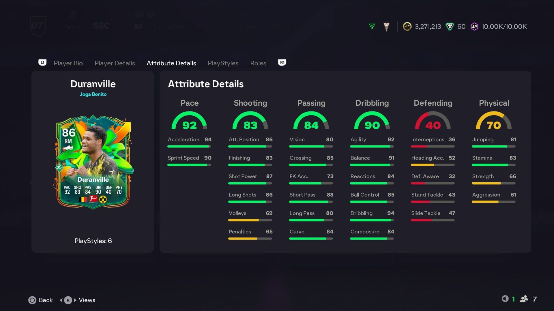 Số liệu thống kê (Hình ảnh qua EA Sports)